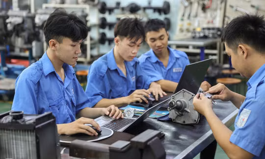 Sinh viên trường cao đẳng Kỹ thuật Cao Thắng, tháng 6/2026. Ảnh: Quỳnh Trần