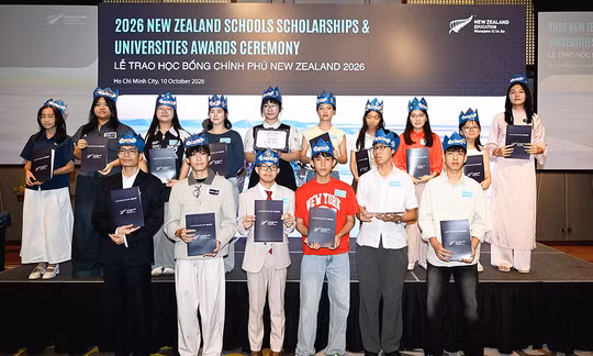 Hai học sinh Việt giành học bổng gần 1 tỷ đồng của New Zealand