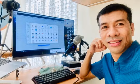 Anh Nguyễn Anh Ngọc, 42 tuổi, hiện sinh sống và làm việc tại TPHCM trong lĩnh vực truyền thông, marketing và ứng dụng trí tuệ nhân tạo (Ảnh: Nhân vật cung cấp).