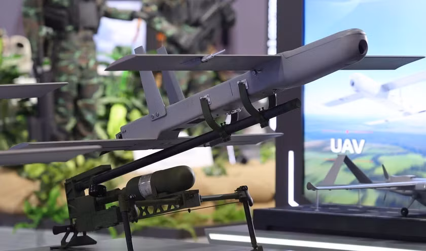 UAV cảm tử VU-C2. Ảnh: THÀNH ĐẠT