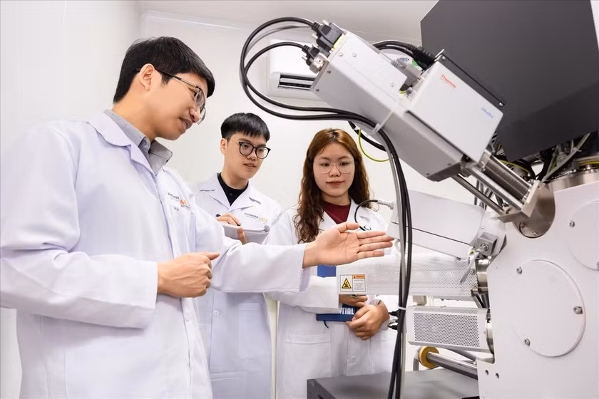 Phòng nghiên cứu của Đại học Phenikaa (Ảnh: Minh Nhật).