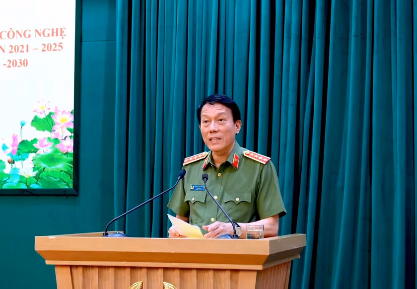Bộ trưởng Lương Tam Quang phát biểu tại Lễ tổng kết.