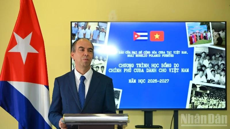 Cuba dành 15 học bổng cho sinh viên Việt Nam năm 2026, có 8 suất ngành y