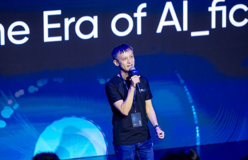 Ông Nguyễn Minh Tú - Giám đốc Công nghệ Zalo phát biểu khai mạc sự kiện.