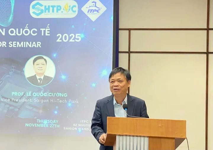 PGS. TS Lê Quốc Cường, Phó Trưởng ban SHTP, nhấn mạnh vai trò kết nối theo mô hình 3 nhà+