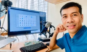 Anh Nguyễn Anh Ngọc, 42 tuổi, hiện sinh sống và làm việc tại TPHCM trong lĩnh vực truyền thông, marketing và ứng dụng trí tuệ nhân tạo (Ảnh: Nhân vật cung cấp).