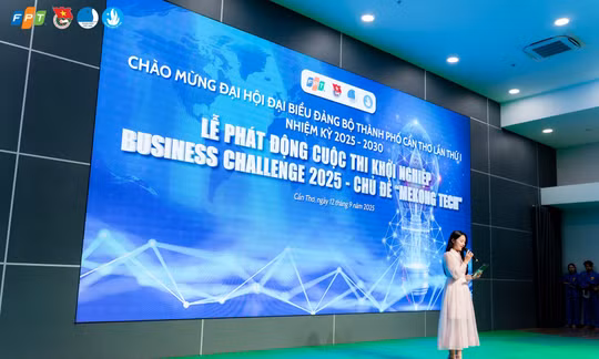 Cuộc thi khởi nghiệp Business Challenge 2025 với chủ đề "Mekong Tech"