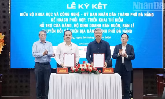 Ký kết kế hoạch phối hợp, triển khai thực hiện thí điểm tại Đà Nẵng.