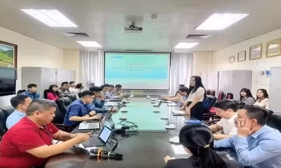 Cán bộ Cục An toàn bức xạ và hạt nhân tập huấn ứng dụng công nghệ trong công tác quản lý nhà nước.
