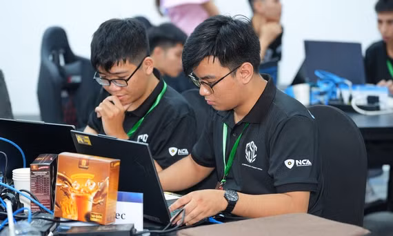 67 đội tuyển tranh tài bảo vệ hạ tầng số trong kỷ nguyên AI - Ảnh: Chinhphu.vn