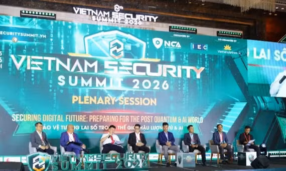 Vietnam Security Summit 2026 diễn ra với chủ đề “Bảo vệ tương lai số trong thế giới hậu lượng tử & AI”.