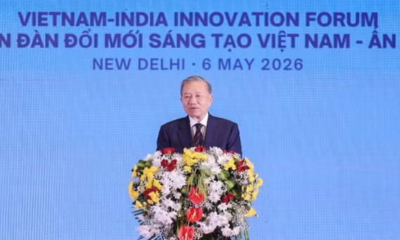 Tổng Bí thư, Chủ tịch nước Tô Lâm phát biểu tại Diễn đàn Đổi mới sáng tạo Việt Nam - Ấn Độ 2026