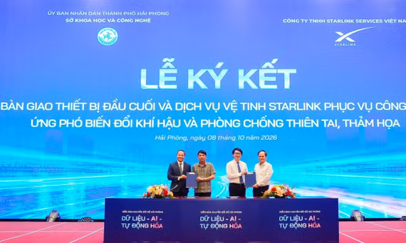 Hải Phòng triển khai Internet vệ tinh Starlink tại hai đặc khu biển, đảo