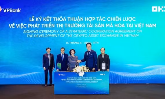 OKX và VPBank ký hợp tác chiến lược phát triển thị trường tài sản mã hóa tại Việt Nam.