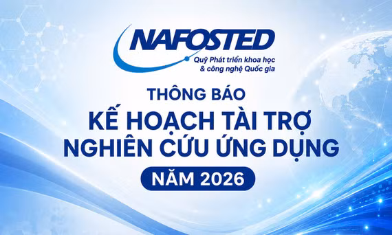 Thông báo Kế hoạch tài trợ Nghiên cứu ứng dụng năm 2026
