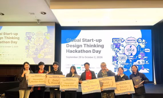 Sinh viên Học viện Công nghệ Bưu chính Viễn thông giành 6 giải thưởng tại Global Start-up Design Thinking Hackathon Day 2026