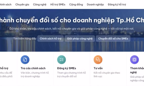 TP Hồ Chí Minh khơi thông nguồn lực, hướng tới 200.000 lượt SME chuyển đổi số