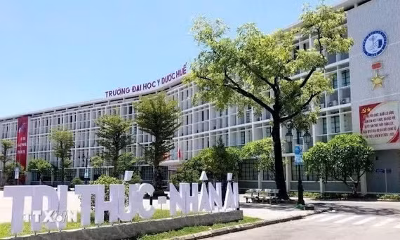 Toàn cảnh Trường Đại học Y - Dược, Đại học Huế. (Ảnh: TTXVN phát)
