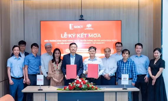 Lễ ký kết Biên bản ghi nhớ hợp tác (MOA) giữa Trường Công nghệ Thông tin và Truyền thông – Đại học Bách khoa Hà Nội và QACI.