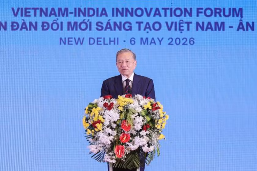 Tổng Bí thư, Chủ tịch nước Tô Lâm phát biểu tại Diễn đàn Đổi mới sáng tạo Việt Nam - Ấn Độ 2026