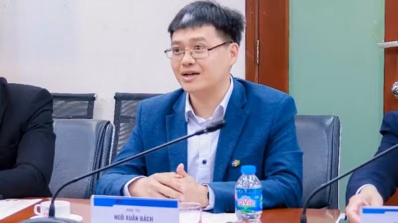 Phó giáo sư, Tiến sĩ Ngô Xuân Bách, Giám đốc QACI chia sẻ tại sự kiện