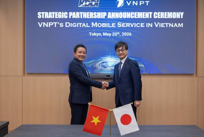 VNPT và KDDI công bố hợp tác chiến lược phát triển và khai thác thương hiệu dịch vụ di động thứ hai của VNPT tại Việt Nam
