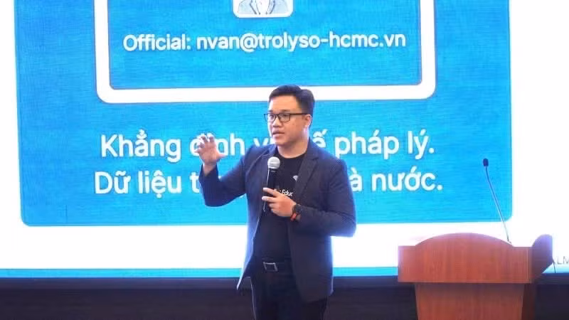 Đại biểu phát biểu tại hội nghị.