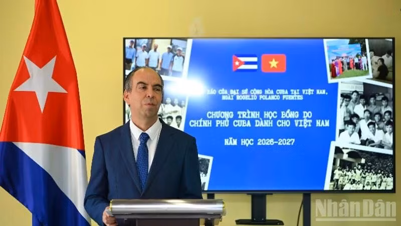 Cuba dành 15 học bổng cho sinh viên Việt Nam năm 2026, có 8 suất ngành y