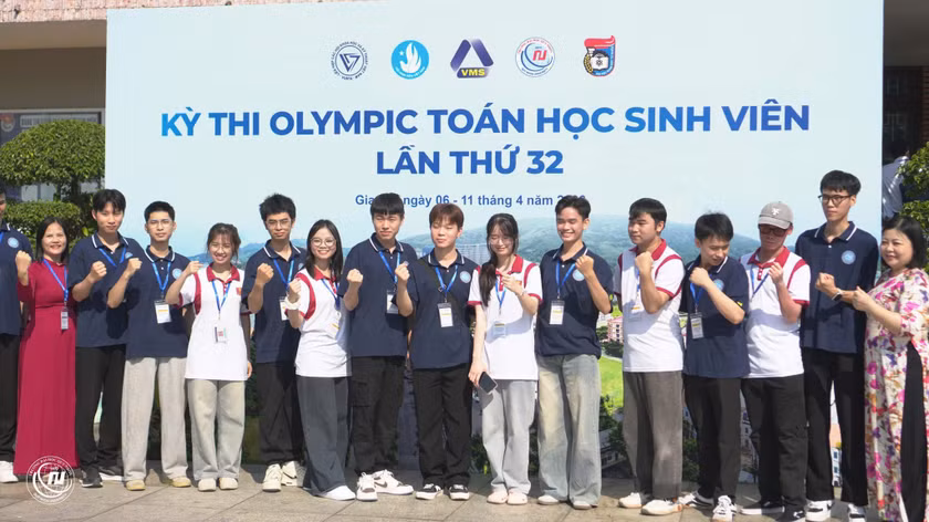 Sinh viên HANU đạt thành tích tại Kỳ thi Olympic Toán học SV & HS Toàn quốc 2026