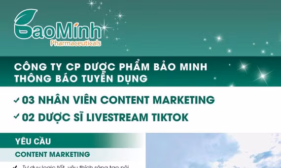 CƠ HỘI THỰC CHIẾN NGÀNH DƯỢC PHẨM & DIGITAL MARKETING TẠI HÀ NỘI