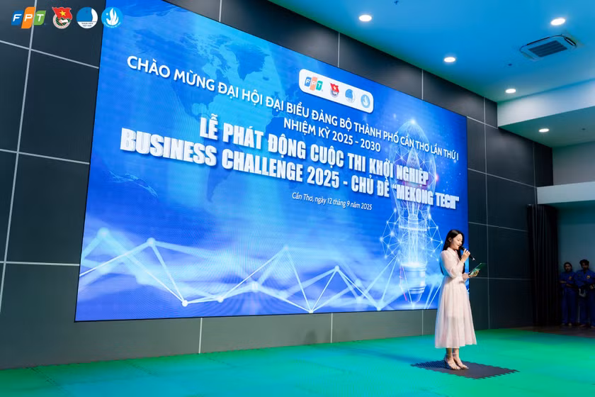 Cuộc thi khởi nghiệp Business Challenge 2025 với chủ đề "Mekong Tech"