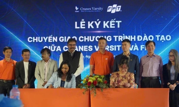 Lễ ký kết hợp tác chuyển giao chương trình đào tạo giữa Cranes Varsity và FPT