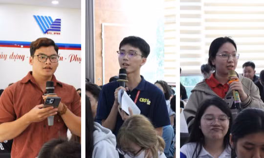 Nhiều sinh viên quan tâm đến vấn đề chuyển đổi số và ứng dụng công nghệ trong đời sống và học tập. Ảnh minh họa