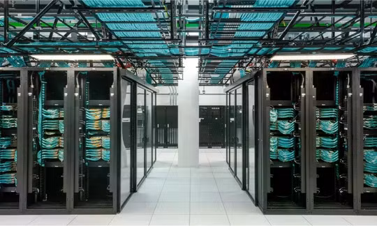 Trung tâm dữ liệu quy mô lớn, nền tảng cốt lõi của AI. Ảnh: Invidia