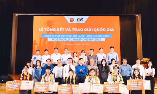 06 thí sinh đạt giải Nhất, trở thành Đại sứ MOS Việt Nam 2026 đại diện quốc gia tham dự Vòng Chung kết Thế giới