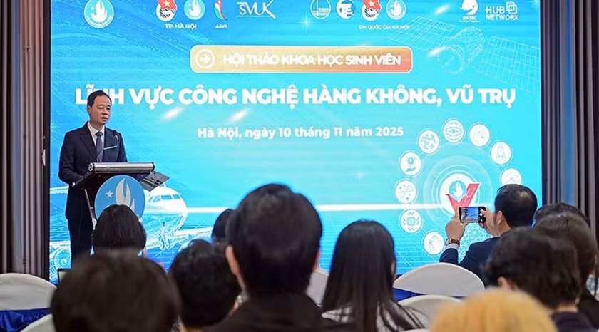 Tăng cường tìm kiếm nhân tài lĩnh vực hàng không vũ trụ trong sinh viên